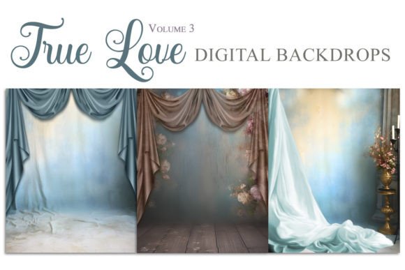 Elevate Your Photos with True Love V3 Digital Backgrounds