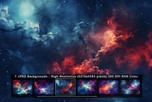 Elevate Your Visuals with 7 Dark Galaxy Sky Textures