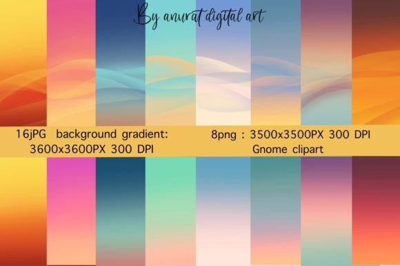 Transforming Digital Projects with Evening Sky Gradients Backgrounds