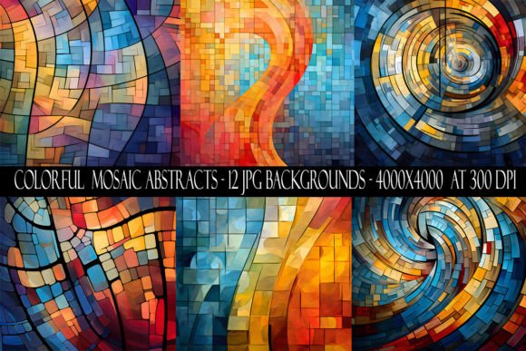 Unleashing Creativity: A Guide to Colorful Mosaic Abstract Backgrounds