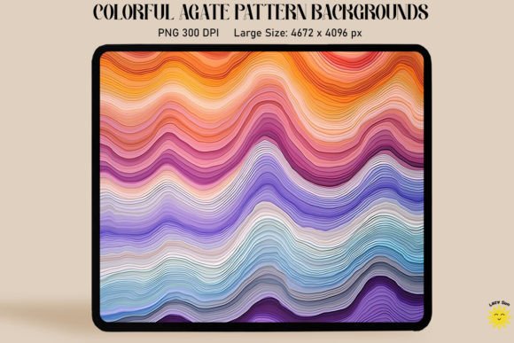 Unlocking Creativity with Rainbow Color Agate Pattern Backgrounds