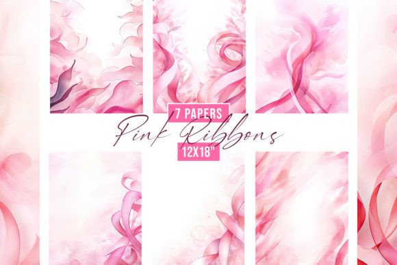 Unveiling the Soft Power of Watercolor Pink Ribbons Backgrounds