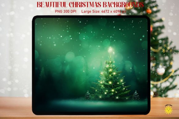 Xmas Tree and Sparkle Bokeh Backgrounds: Your Holiday Design Solution